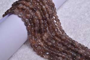 Cuentas ovaladas de piedra lunar de Chocolate de calidad AAA, piedras preciosas semipreciosas para la fabricación de joyas, lotes a granel al por mayor - Product Image 5