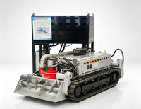Robot de dragage tout-terrain avec caméra, éclairage et moteur, garantie 1 an, machine de nettoyage et d'aspiration des sédiments des eaux usées municipales
