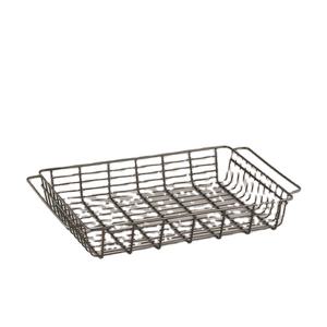 Bandeja decorativa para servir alimentos de 12 'de la mejor calidad, bandeja de alambre Rectangular con acabado negro, diseño clásico hecho a mano metálico - Product Image 3