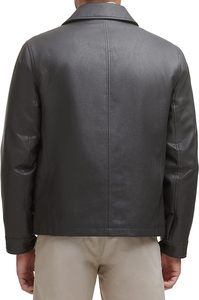 Veste en cuir de motard pour hommes à la mode de style luxe de haute qualité en cuir de vachette original et veste de moto respirante pour hommes - Product Image 2