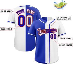 Maillot de baseball personnalisé OEM d'usine avec nom et numéro conçu pour un confort durable et des commandes d'équipe en gros - Product Image 2