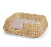 Lits pour animaux de compagnie Panier en osier Design Chien et Chats Lit Lavable Luxe Pet Espace de Sommeil Fabricant Grossiste Prix Très Bon Marché