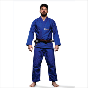 Kimono de Jiu Jitsu Azul Rey, 450 g/m², 10 oz, Tejido Ripstop Transpirable, 100% Algodón, Unisex, Venta al por Mayor, Chaqueta de Jiu Jitsu - Product Image 1