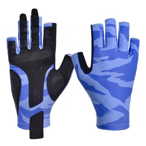 Latest Design Comfortable <b>Fingerless</b> Sun <b>Gloves</b> <b>for</b> <b>Men</b> & Women Wholesale Anti-UV Breathable Fishing <b>Gloves</b> - Product Image 1