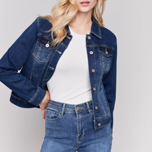 Wholesale Stylish New Design Custom Women Denim Jackets <b>Stand</b> Collar and 100% Cotton Men's Jacket - Product Image 4
