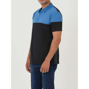 เสื้อโปโล ARAYA ODM ลำลอง ปักลายซิป สีเข้ม ลายเรียบ คุณภาพสูง ผ้าถัก ไซส์ 6XL ทรงปกติ Unze London - Product Image 3