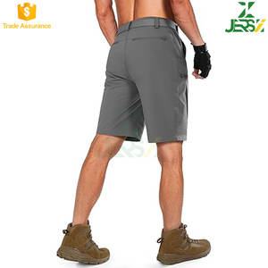 Pantalones Cortos de Senderismo Cargo de Lona de Secado Rápido Resistentes al Agua para Hombre, Estilo de Ropa de Trabajo Transpirable, Aventuras al Aire Libre, Diseño Sólido - Product Image 2