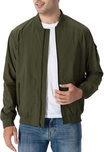 Veste bomber unisexe décontractée d'automne, longueur classique, vente en gros, design varsity, broderie classique, réversible, lettres - Product Image 3