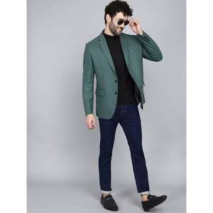 Excellent Quality <b>Green</b> <b>Blazer</b> Coat Elegant Long Sleeve Coat For Corporate And Daily Wear Available At Wholesale Price - Product Image 6