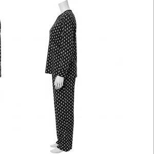 ชุดนอนผ้าฝ้ายผสมสำหรับผู้หญิง ผ้าฝ้ายผสมโพลีเอสเตอร์ นุ่ม ระบายอากาศดี ชุดนอนใส่สบายๆ อยู่บ้าน ขายส่งเสื้อผ้า SupplierX - Product Image 3