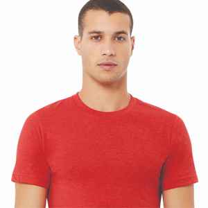 T-shirt court à col rond en coton biologique pour homme 100% T-shirt d'été doux et uni en tissu tricoté - Product Image 3