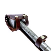 Marteau à clous artisanal en acier Damas OEM, haute qualité, forgé, qualité industrielle, multi-usages, garantie 3 ans, noir, personnalisé