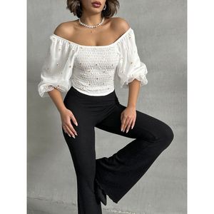 Blusa al por mayor con estampado de margaritas Gipeli - [object Object] - Product Image 4
