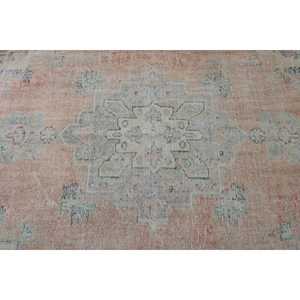 Alfombra Turca, Alfombra Vintage de 3.9x7.7 pies, Alfombra de Lana Roja - Product Image 5