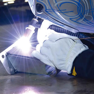 Wholesale Tig Mig Welding <b>Gloves</b> XL Size Safety <b>Gloves</b> with Anti-Cut Function Goat Leather <b>Gloves</b> with White Cuff Tig Welding - Product Image 5