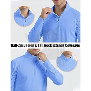 Custom Fishing Shirt Sublimation Outdoor Long Sleeve Sun protection Jogging Wear Printing Polyester Uv Fishing Shirts - Product Image 6