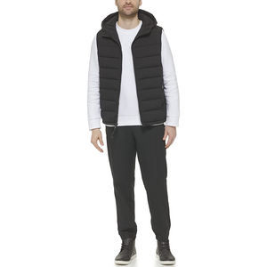 Veste matelassée sans manches de haute qualité pour homme pour l'hiver et l'automne Style de rue avec col montant et capuche Prix raisonnable - Product Image 4