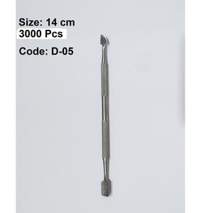 Outils de beauté personnalisé à Double extrémité Nail Art Outil Poussoir Manucure Pédicure Métal Outil d'élimination des peaux mortes Poussoirs à neige - Product Image 1