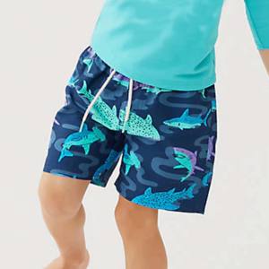 Comfort Elastic Waistband High Street Impermeable Beach Board Swim Shorts Hombres Niños Oversized Solid Transpirable Fitness - Product Image 5