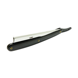 Professional Barber Straight Edge <b>Razor</b> for <b>Men</b> Black Stainless Steel Single Blade Shaving <b>Razor</b> Premium Quality Plastic Handle - Product Image 4