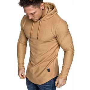 Sweat à capuche respirant pour homme pour la course et l'entraînement, 100% polyester, design personnalisable - Product Image 4