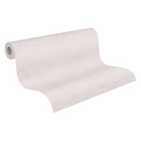 Papel Pintado No Tejido Hecho en Alemania, Rollos de Damasco Unicolor Beige Moderno, Absorbente de Sonido, Lavable, Resistente a la Luz para Habitación Infantil