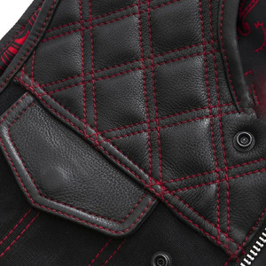 Chaleco de Motocicleta de Cuero Personalizado para Invierno, Impermeable, Duradero, Transpirable, Resistente al Viento, con Opciones de Logotipo y Diseño Impresos para Hombre - Product Image 5