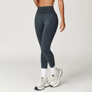 Leggings de yoga pour femmes Pantalon extensible taille haute sans couture Tissu doux Leggings confortables à porter au quotidien - Product Image 2