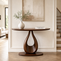 Nouvelle console murale d'entrée en bois massif de noyer noir d'Amérique du Nord de style chinois, origine Chine