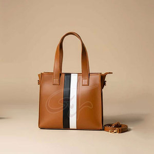 Servicio OEM, Bolsos de Moda para Mujer al por Mayor, Duraderos, con Dos Correas y Cremallera, Color Sólido, Nuevo Diseño, Forro de Cuero Genuino, Impermeables - Product Image 1