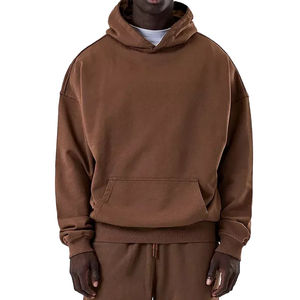 Sweats à capuche en coton surdimensionnés de haute qualité, vêtements de rue athlétiques, disponibles en plusieurs couleurs, XXS à capuche, vente en gros - Product Image 5