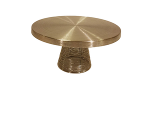 Customized 2-Tier <b>Gold</b> Plated Metal Cake Stand Premium Wire Design for Anniversary & Birthday Parties OPP Bag Packed Cake Tools - Product Image 6