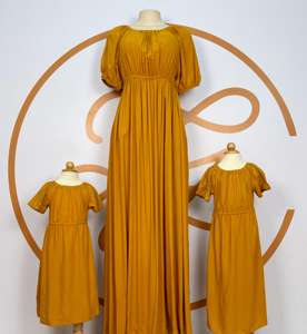 Vestidos casuales de lujo de calidad premium para madre e hija-Jalabiya - Product Image 2