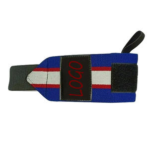 Muñequera de entrenamiento de gimnasia rosa y negra personalizada, envolturas protectoras de manos para levantamiento de pesas ajustables con tiras - Product Image 5