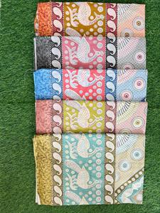 Drap de lit King Size 93x108 en coton 100% imprimé multicolore vibrant, doux, durable, en tissu non tissé, motif floral traditionnel - Product Image 6