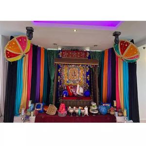จัดงานแต่งงานแฟนซี Sangeet คืนเหตุการณ์ตกแต่งเวที prefect punjabi สไตล์งานแต่งงาน metech punjabi medding เวทีจัดงานแต่งงาน - Product Image 1