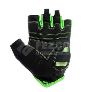 Guantes de cuero de medio Dedo de alta calidad, equipo de Fitness de levantamiento de pesas de alta resistencia para gimnasio y deportes, guantes de gimnasio duraderos personalizables - Product Image 2