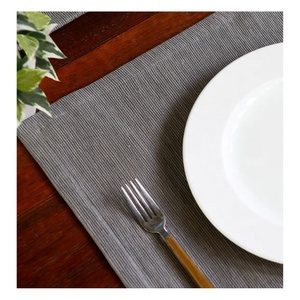 Sea Green Trendy Heat Resistance Decoration 100% Organic Cotton GOTS Certificate Placemat New Dining Linen Stylish Table <b>Mats</b> - Product Image 4