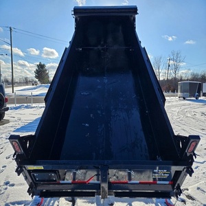 Heavy Duty Hydraulic Dump <b>Trailer</b> High Quality Tipper <b>Trailer</b> for Construction Mining and <b>Farm</b> Use - Product Image 1