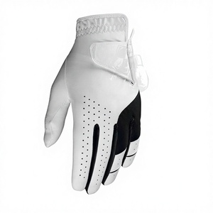 Guantes de Gimnasio de Cuero con Logotipo Personalizado Bordado de Alta Calidad, para un Agarre Mejorado, Guantes de Golf - Product Image 1