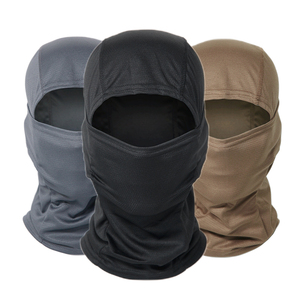 Masque de ski de sport de plein air tactique avec logo personnalisé OEM tendance personnalisé imprimé barbe enfants Camouflage cagoule de ski tricotée - Product Image 6