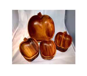 Luxury <b>Large</b> Solid Wood Fruit Salad Serving <b>Bowl</b> Rustic Wooden <b>Bowls</b> Polishing for Business Gift and sale - Product Image 3
