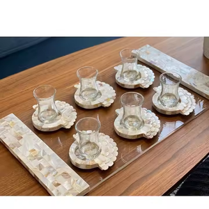 In Demand Tray <b>Bakhoor</b> <b>Burner</b> Luxury Rose-Scented Mother-of-Pearl Incense Box Handmade Wood Resin <b>Burner</b> from India Manufacture - Product Image 4