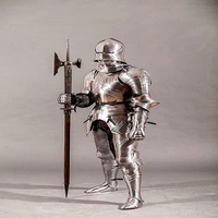Armure corporelle médiévale pour jeu de rôle et armure corporelle complète de chevalier de combat de croisé d'Halloween