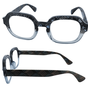 แว่นตาอ่านหนังสือกรอบแว่นสี่เหลี่ยมดีไซน์ใหม่ใส่ได้ทั้งชายและหญิงพร้อมโลโก้ของแบรนด์ - Product Image 3