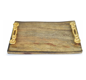 Design moderne en bois Snacks de fruits secs Plateau de service en forme d'hippocampe Articles décoratifs pour hôtels et restaurants Meilleures ventes - Product Image 3