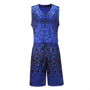 Tenue de basketball personnalisée en sublimation, grande taille, 100 % polyester, sans manches, qualité supérieure, respirante, impression numérique, ensembles unisexes - Product Image 5