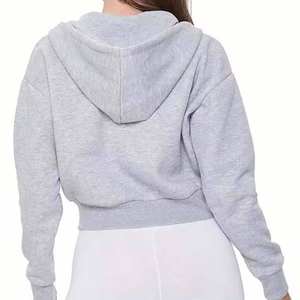Nueva moda estilo casual ropa de invierno para mujer sudaderas con capucha de manga larga precio barato sudaderas con capucha de algodón para mujer - Product Image 5