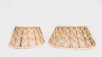 Hochwertige Rattan Weihnachts baum Kragen gewebte Seegras Baum Basis Stand Weihnachten Home Decor Geschenk Ornament