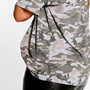 Camisetas cuadradas de mujer OEM personalizadas de alta calidad, camiseta de moda de gran tamaño en algodón, mezcla de poliéster, estilo informal, opciones de impresión de logotipos - Product Image 5